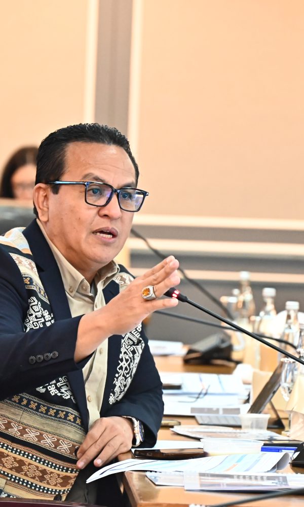 Anggota Komisi XIII DPR RI Umbu Kabunang Rudi Yanto Hugua dalam Rapat Dengar Pendapat RDP Komisi X20260529142721 600x1000